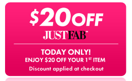 Just Fab 20 off coupon