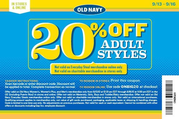 Old Navy Coupon