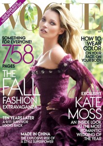 Kate Moss US Vogue Cover 120811