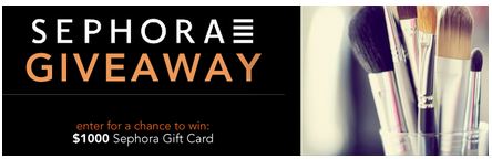 Sephora Gift Card Giveaway