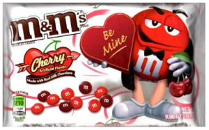 m&m valentines