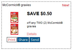 mccormick gravy coupon